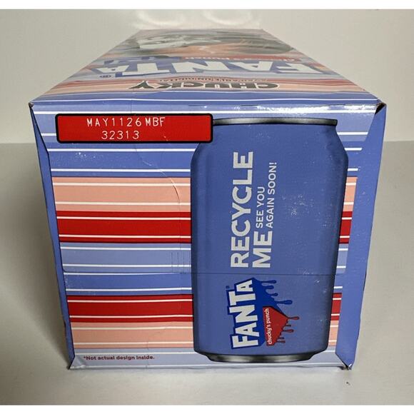 Fanta Chucky’s Punch Limited Edition Halloween Flavor 12-Pack Cans New Horror - Picture 5 of 6